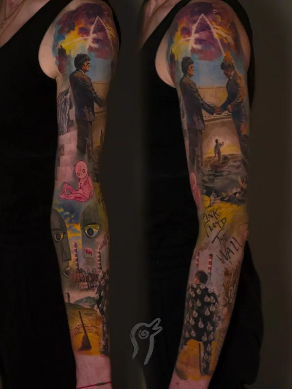 color realism tatuaje en full sleeve #50795 | Tatuador Виталий Гусев
