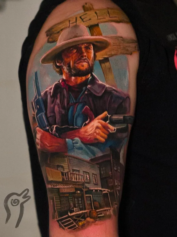 color realism tatuaje en upper arm #50789 | Tatuador Виталий Гусев