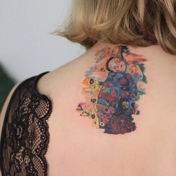 Graphic tattoo by Татьяна Симкинс in Омск