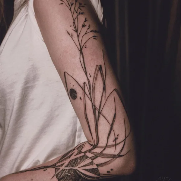 Abstract tattoo by Юлия Дункель in Омск