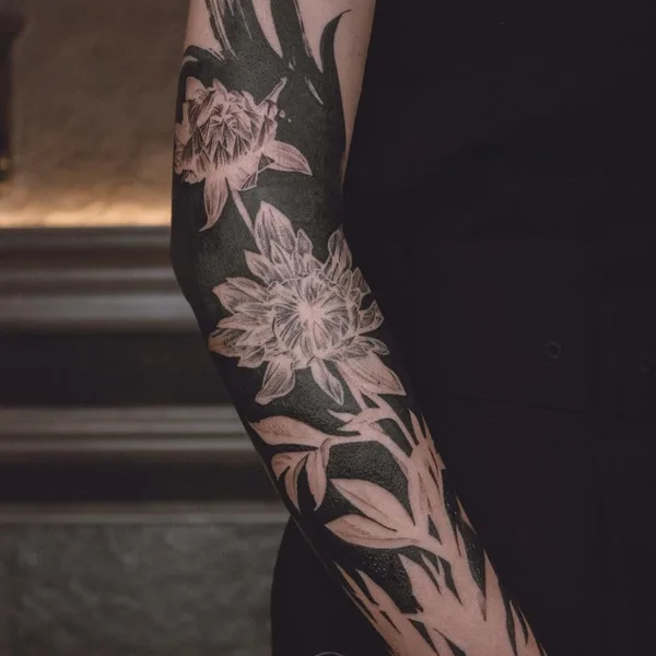 Abstract tattoo by Юлия Дункель in Омск