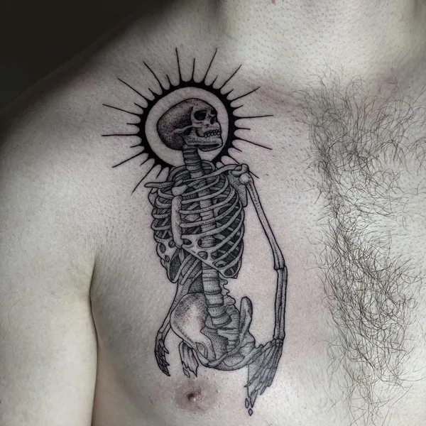 Graphic tattoo by Александр Уколов in Омск