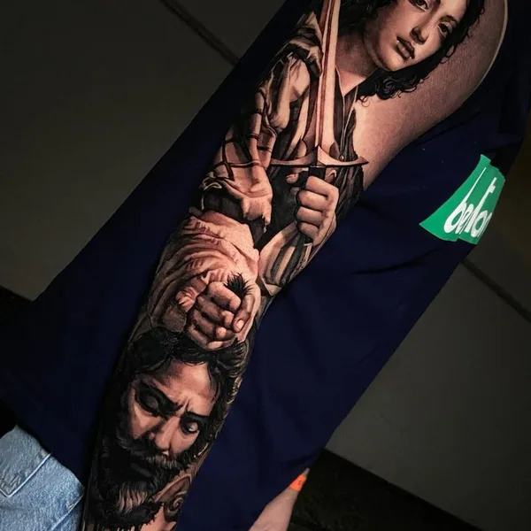Realism tattoo by Alessandro Covallero in Pordenone