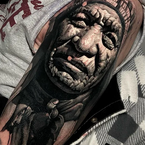Realism tattoo by Alessandro Covallero in Pordenone