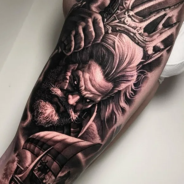 Realism tattoo by Alessandro Covallero in Pordenone