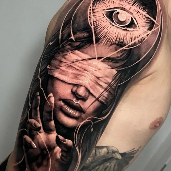 Realism tattoo by Alessandro Covallero in Pordenone