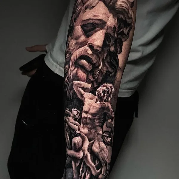 Realism tattoo by Simone Covallero in Venezia