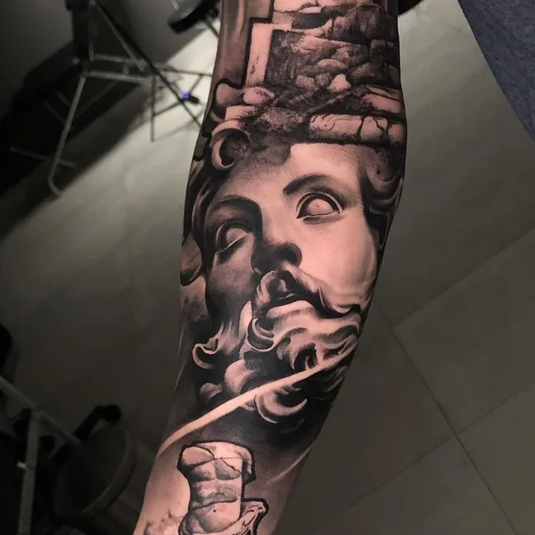 Realism tattoo by Rodrigo Piedrabuena in Zürich