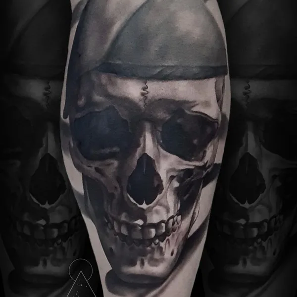Realism tattoo by Albert Gajewski in Basel
