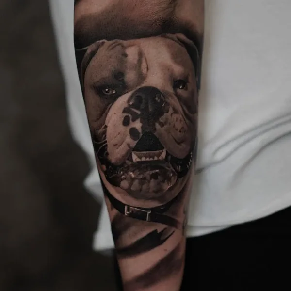 Realism tattoo by Albert Gajewski in Basel