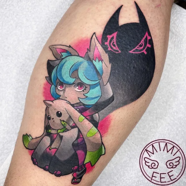 Anime tattoo by _mimifee in Olten