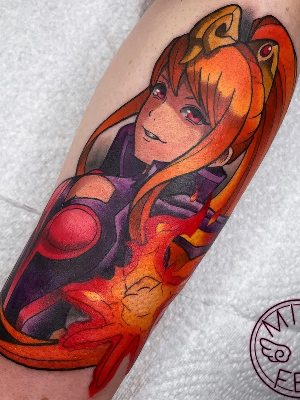color anime татуировка на forearm #66334 | Тату мастер _mimifee