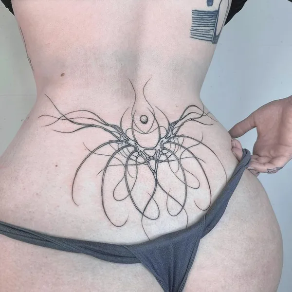 Tribal tattoo by Randy Lahaie in Lausanne