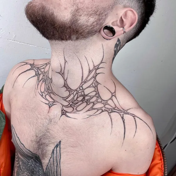 Tribal tattoo by Randy Lahaie in Lausanne