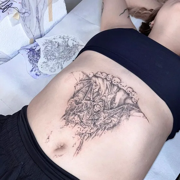 Tribal tattoo by Randy Lahaie in Lausanne