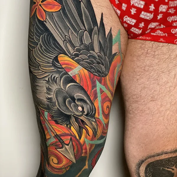 Neo Traditional tattoo by Катерина Островная in Калуга