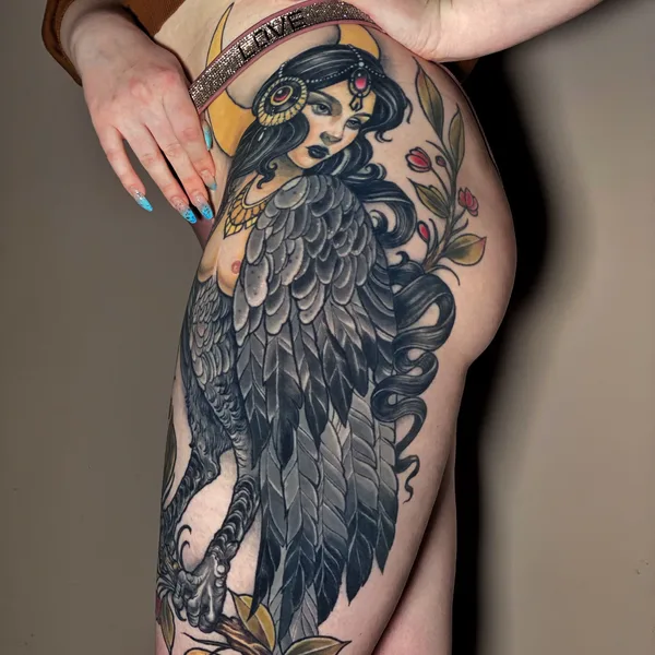Neo Traditional tattoo by Катерина Островная in Калуга
