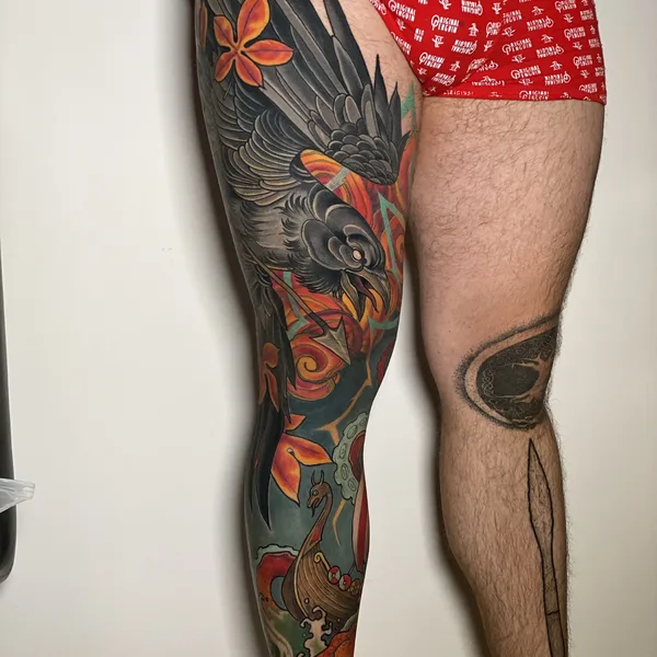 Neo Traditional tattoo by Катерина Островная in Калуга