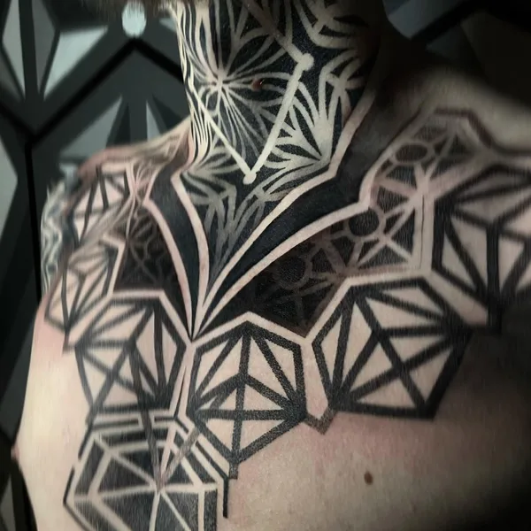Ornamental tattoo by Anton Riakhovski in Warszawa