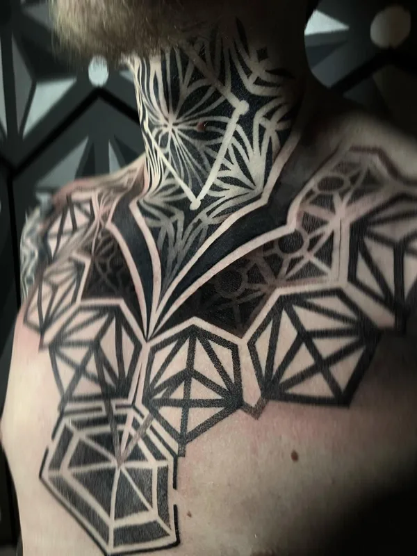 Ornamental tattoo by Anton Riakhovski in Warszawa