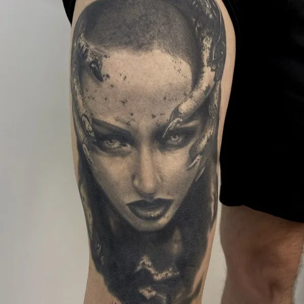 Realism tattoo by Ирина Чернова in Самара
