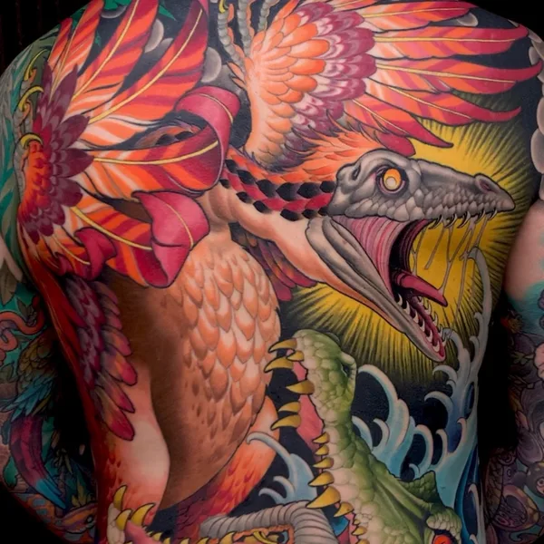 Авторская tattoo by Peter Lagergren