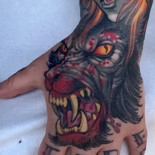 Авторская tattoo by Peter Lagergren