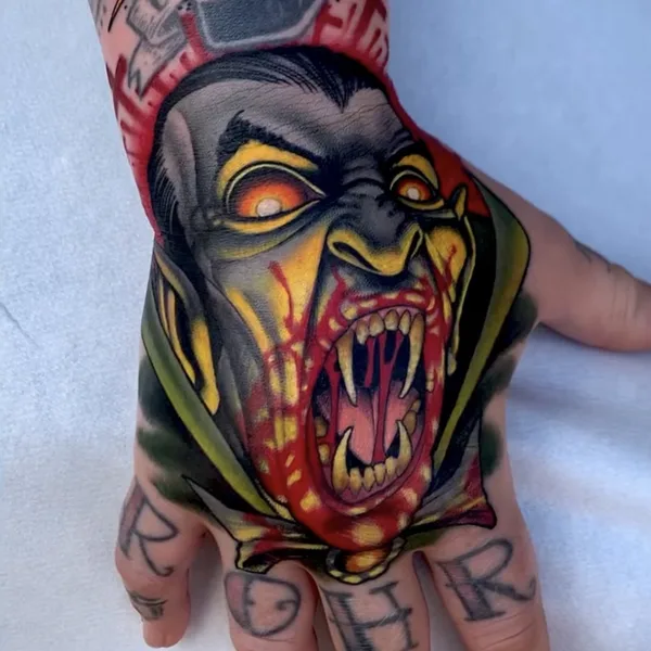 Авторская tattoo by Peter Lagergren
