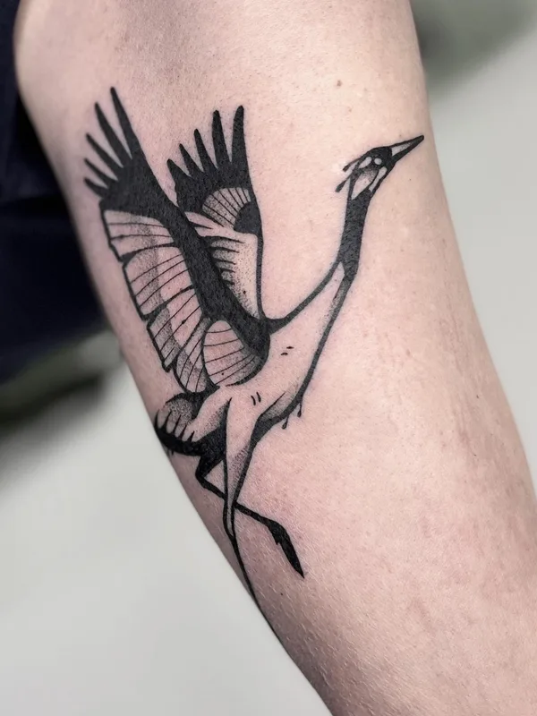 black blackwork tattoo auf forearm #55425 | Tätowierer Christian Eisenhofer
