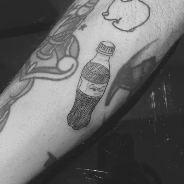 handpoke tattoo by Oleg Savchuk in Tbilisi