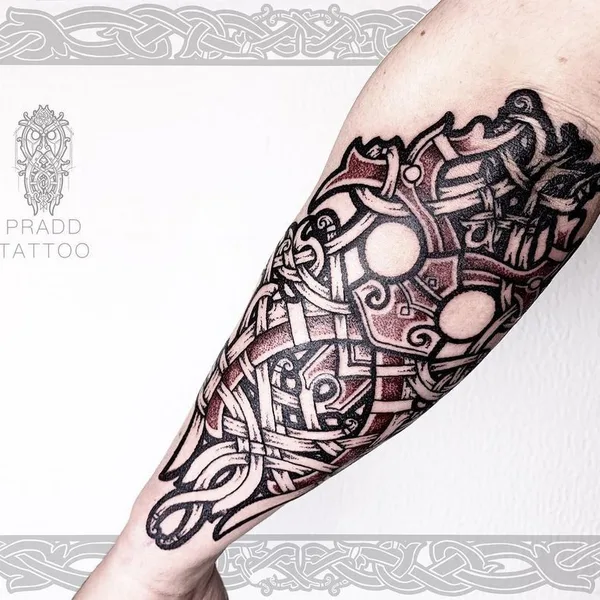 Ornamental tattoo by Виталий Pradd in Barcelona