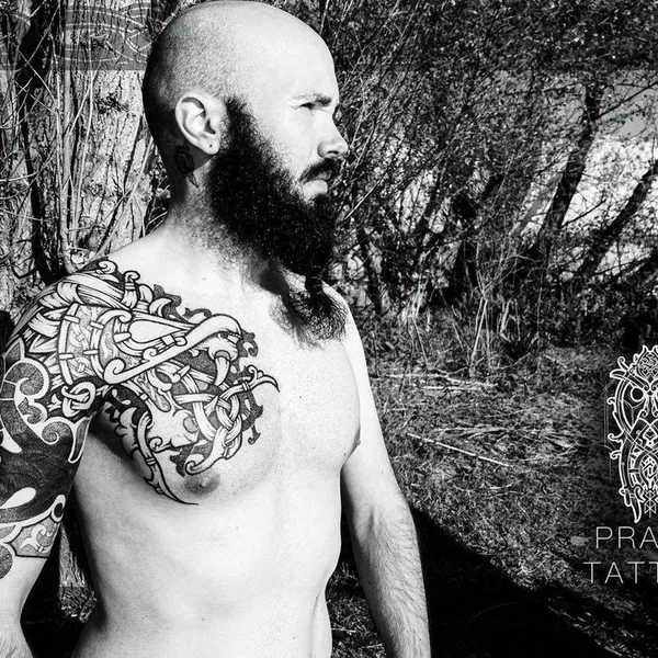 Ornamental tattoo by Виталий Pradd in Barcelona