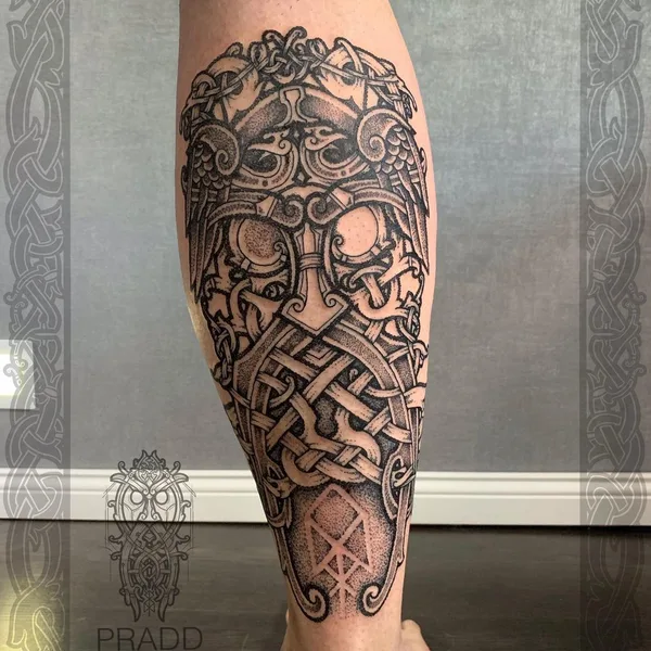 Ornamental tattoo by Виталий Pradd in Barcelona