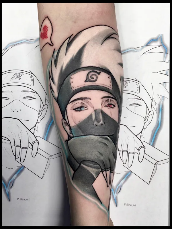 color anime tattoo on forearm #56505 | Tattoo Artist Полина Сметанина