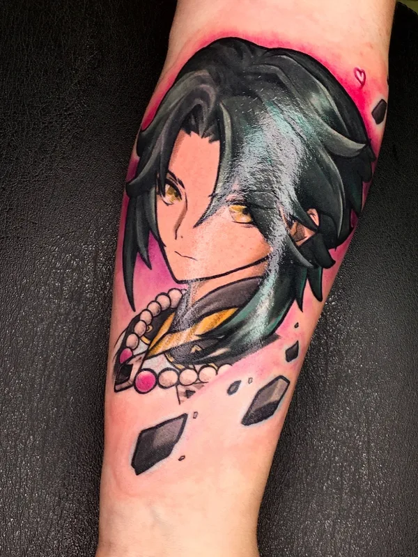 color anime tattoo on forearm #56506 | Tattoo Artist Полина Сметанина