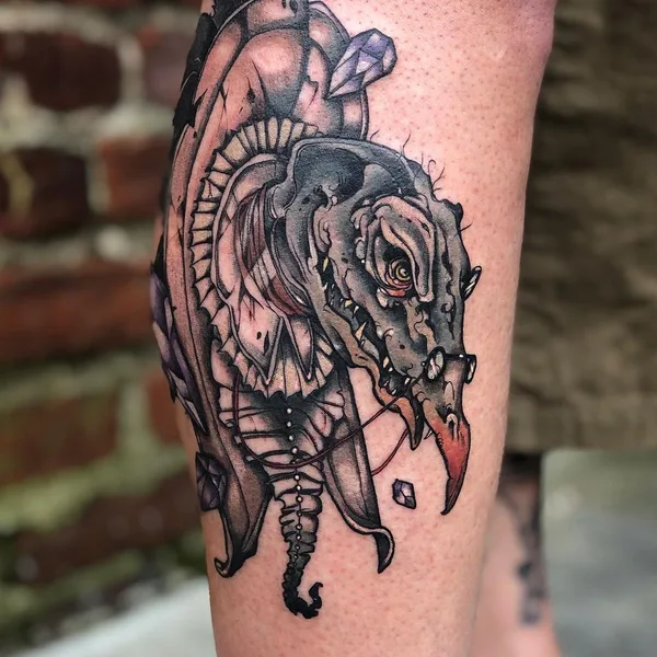 Neo Traditional tattoo by Ellie Livingston in Richmond