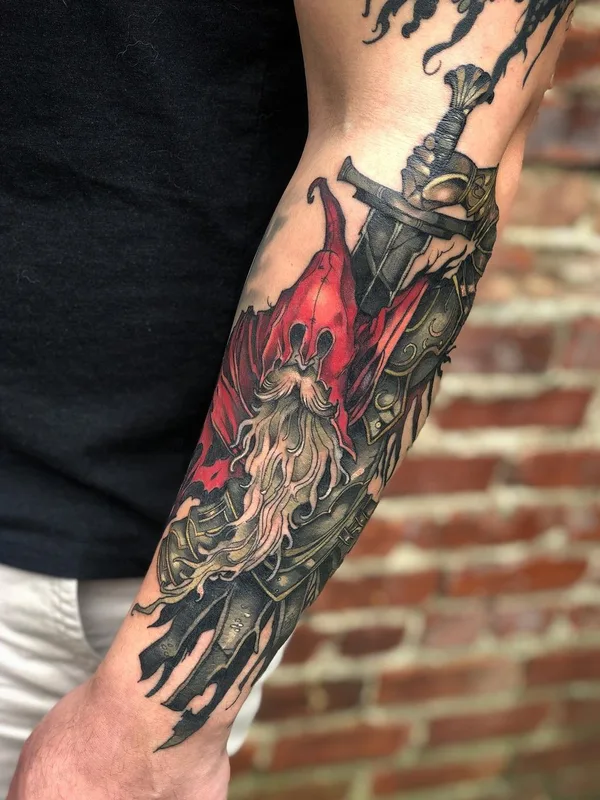 color illustrative Tatuaggio su forearm #56531 | Tatuatore Ellie Livingston