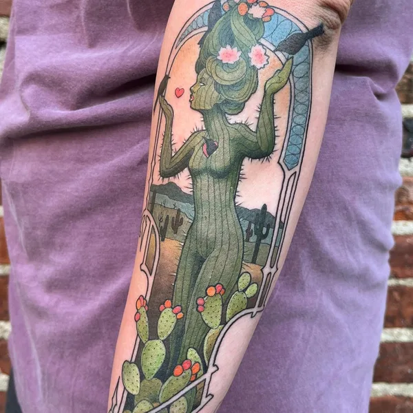 Neo Traditional tattoo by Betsy Ebsen in Richmond
