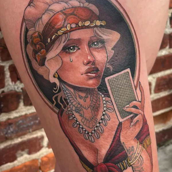 Neo Traditional tattoo by Betsy Ebsen in Richmond