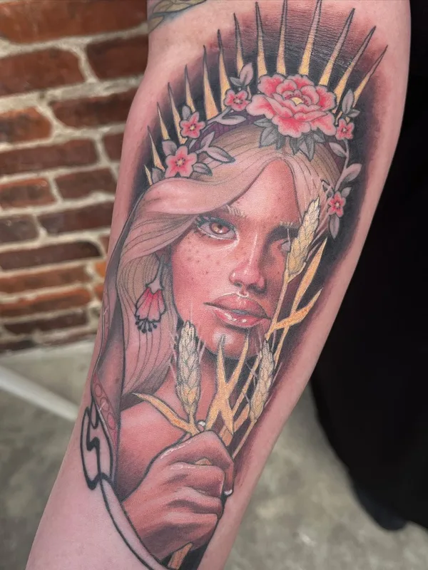 female color realism 타투 부위 forearm #56545 | 타투이스트 Betsy Ebsen