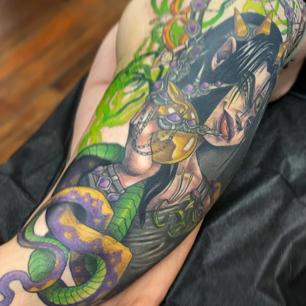 Neo Traditional tattoo by Lindsay Hall in Richmond