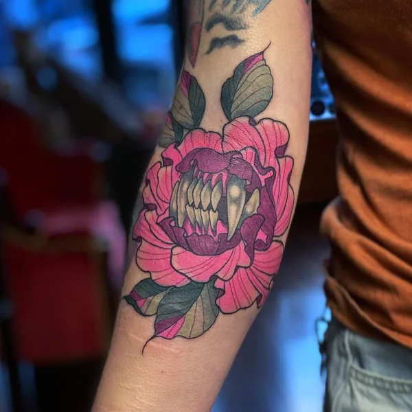 Neo Traditional tattoo by Lindsay Hall in Richmond