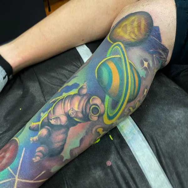 Neo Traditional tattoo by Lindsay Hall in Richmond