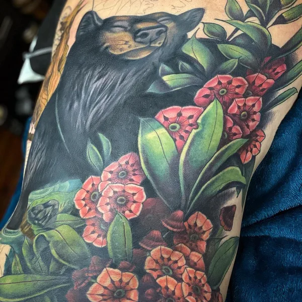 Neo Traditional tattoo by Lindsay Hall in Richmond