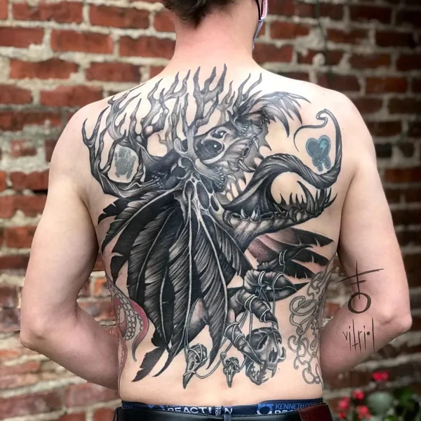 Neo Traditional tattoo by Vitriol in Richmond