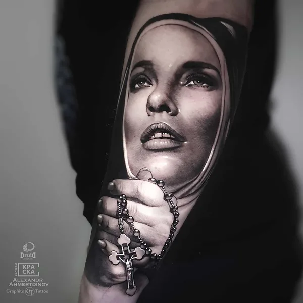Realism tattoo by Александр Ахмертдинов in Екатеринбург
