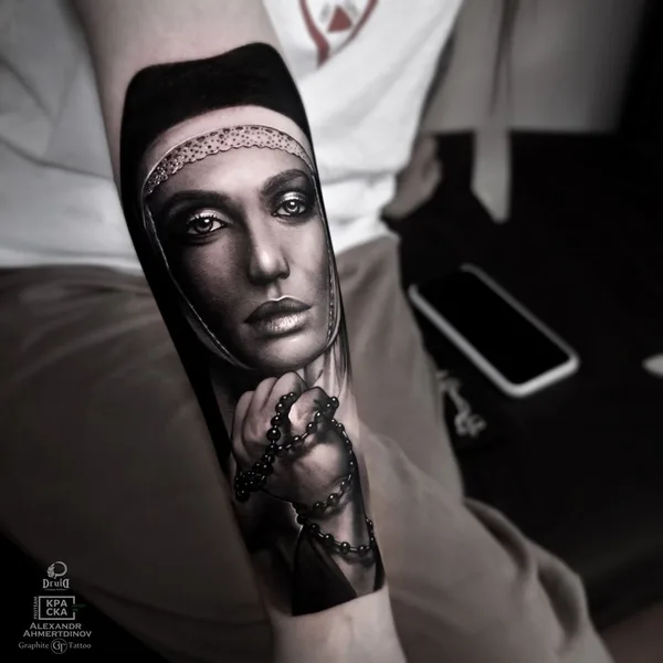 Realism tattoo by Александр Ахмертдинов in Екатеринбург