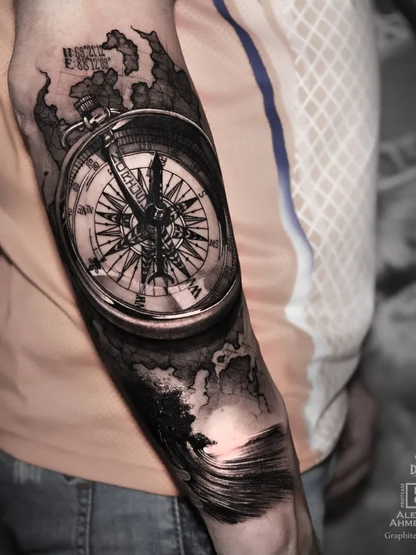 black and grey black and grey tatuaje en forearm #37104 | Tatuador Александр Ахмертдинов