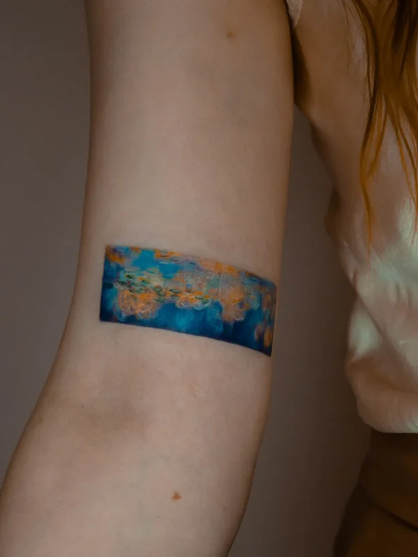 female color watercolor tattoo on forearm #58342 | Tattoo Artist Юлия Гришанок