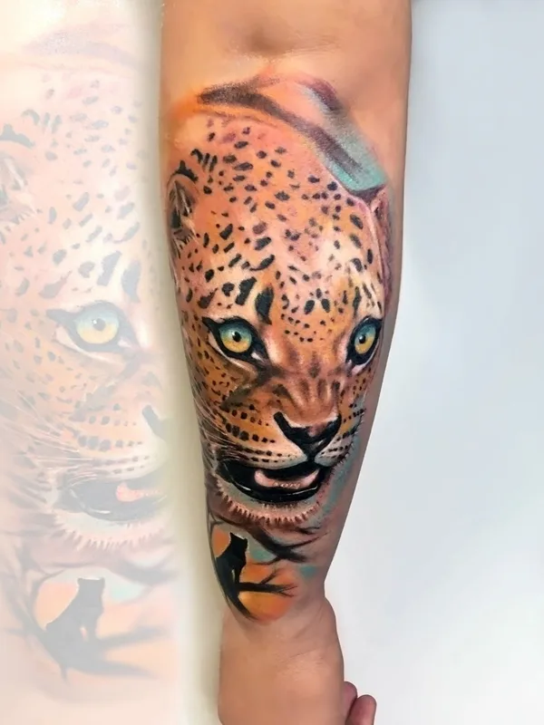 color realism tattoo on forearm #58349 | Tattoo Artist Юлия Гришанок